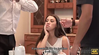 DADDY4K. Overt senior penetrates tight asshole of his sons lady
